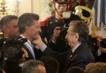 Macri padre e hijo