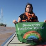 El Rainbow Warrior arriba a Buenos Aires