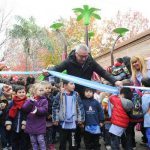 Julio Zamora inauguró juegos en jardín de infantes