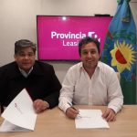 Ishii firmó convenios con provincia leasing