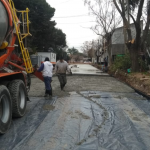 Nuevos asfaltos en José C Paz