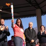 La llama de los Juegos Olímpicos de la Juventud llegó a San Miguel