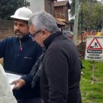 Julio Zamora recorrió la obra de gas para vecinos de Benavidez