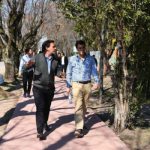 Sujarchuk y Lanús recorrieron espacios verdes de Escobar