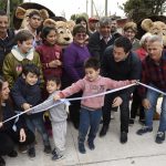 Nardini  inauguró nuevo asfalto en barrio Carumbé