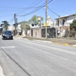 Nuevo pavimento de la calle Chacabuco en Grand Bourg