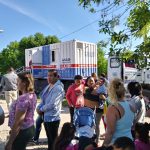 Hospital móvil de José C. Paz visita jardín de infantes para aplicar vacunas del calendario