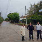 Jaime Méndez recorrió la finalización de obra de la calle Pichincha
