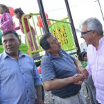 Julio Zamora inauguró parque de juegos en Tigre