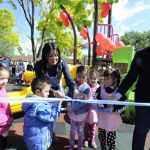 Julio Zamora inauguró juegos del Jardín de Infantes 903 de Tigre
