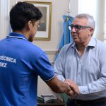 Julio Zamora recibió a los jóvenes del Programa Municipal de Pasantías