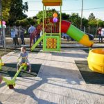 Sujarchuk inauguró plaza del barrio El Candil