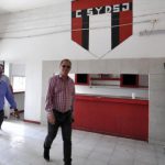 Julio Zamora supervisó obrasa de gas para club de Tigre