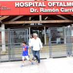 Zamora en hospital oftalmológico de Tigre