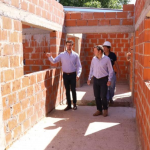 Jaime Méndez y su equipo recorrieron el avance de obras en Santa Brígida