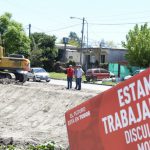 Julio Zamora recorrió obras realizadas con fondos municipales