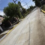 Nuevo asfalto calle Pasco de Malvinas Argentinas