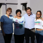 Jaime Méndez rrecorrió las obras de Centro de Salud