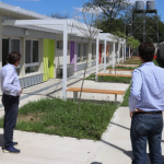 Jaime Méndez recorrió la finalización de obra de Jardín de Infantes Parque la Luz