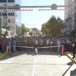 Cientos de vecinos y comerciantes dijeron presentes en la inauguración del paso bajo nivel de la calle Tribulato