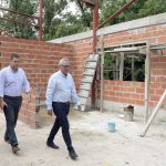 Julio Zamora recorrió las obras del nuevo Hospital de Diagnóstico de Benavídez