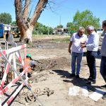 Julio Zamora controló trabajos de mejoramiento urbano en barrios de Tigre