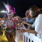 Julio y Gisela Zamora en los Carnavales del Río en Tigre
