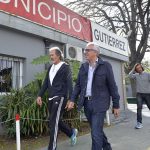 Julio Zamora y obras de mejora en polideportivo de Don Torcuato