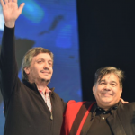 Mario Ishii y Máximo Kirchner en José C. Paz