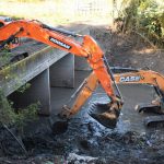 Saneamiento de arroyos y mejoras en puentes de Moreno