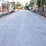 Nuevo asfalto de la calle San Lorenzo en Grand Bourg
