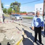 Julio Zamora y nuevas veredas y asfaltos en Ricardo Rojas