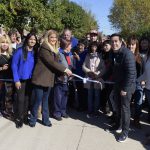 Leo Nardini y Magario en  inauguración de pavimento en Malvinas Argentinas