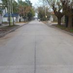 Nuevo pavimento de la calle Colombia en Malvinas Argentinas