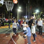 Julio Zamora y nueva cancha de basquet en Tigre centro
