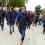 Leo Nardini y un nuevo pavimento de la calle Riobamba