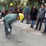 Nardini supervisó obras de la Plaza San Martín