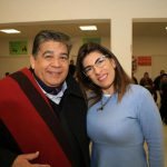 Mario Ishii y la Directora del Hosp. Terapéutico de José C. Paz