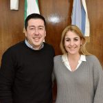 Leo Nardini recorrió el Centro Operativo Municipal acompañado por María Eugenia Ball Lima