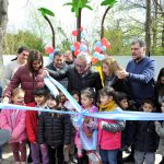 Julio Zamora y “Aprender Jugando” en Tigre: El jardín N° 908 de Dique Luján ya cuenta con un renovado patio de juegos