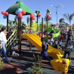 Julio Zamora inauguró la obra de renovación de la Plaza La Mascota