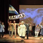 En el teatro «Pepe Soriano» de Tigre, alumnos del programa Arte Inclusivo homenajearon a Eva Perón