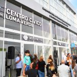 Ariel Sujarchuk y Carlos Heller recorrieron el nuevo Centro Cívico de Loma Verde