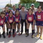 Leo Nardini visitó el Club Deportivo Wilson de Villa de Mayo