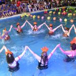 A pura alegría y diversión, los vecinos disfrutan galas temáticas de aquagym en los Polideportivos de Tigre