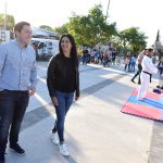 Villa de Mayo: Leo Nardini compartió una tarde de plaza con vecinos