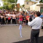 Jaime Méndez inauguró el nuevo pavimento de Mateo Bootz