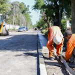 Ducoté supervisó el avance de obra de la calle Argerich