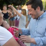 Leo Nardini inauguró el pavimento de la calle Murguiondo