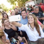 Leo Nardini inauguró el pavimento de la calle Murguiondo